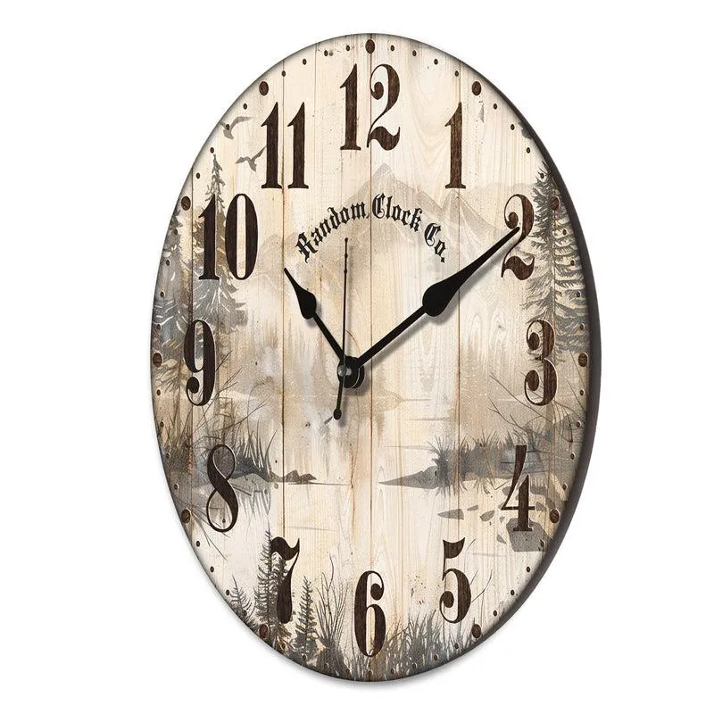 Kalenda Analog Wooden Wall Clock media 5