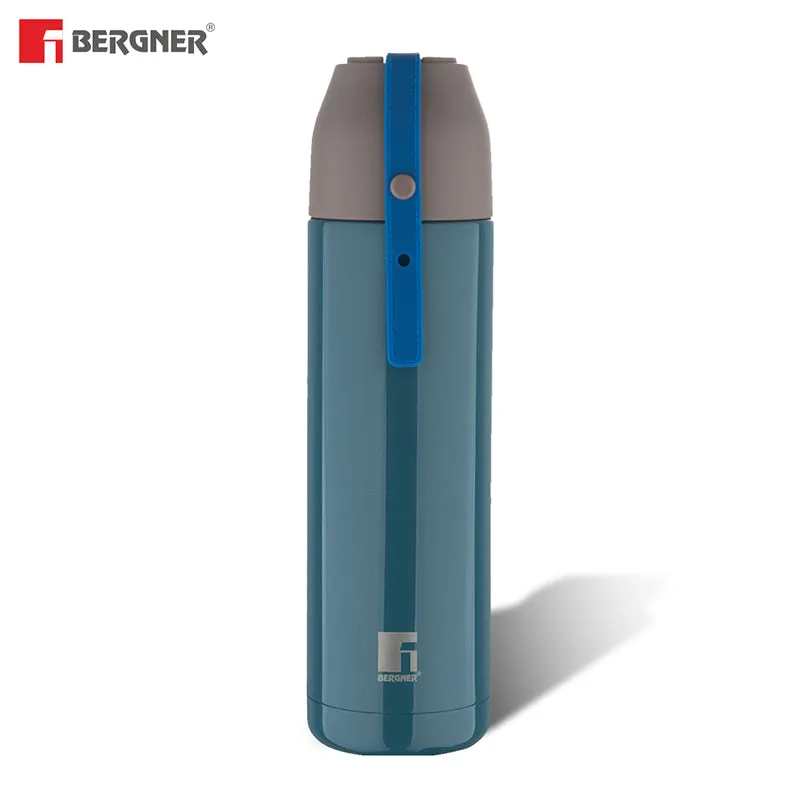 Bergner Oryn Double Walled Hot & Cold Flask (Blue) - 500 mL media 3