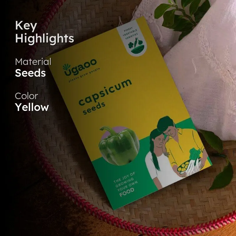 Ugaoo Capsicum Green Vegetable Seeds media 2