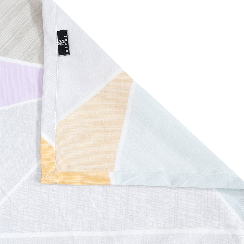 Pastel Prism Geometric Bedsheet - 130 GSM media 6