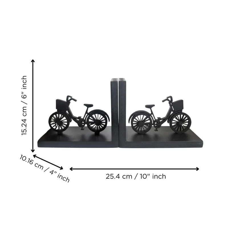 Wheelor Wooden Book End - Set of Two media 7