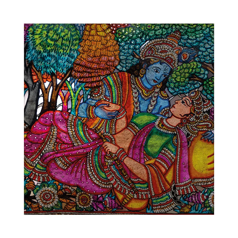 Radha-Krishna Canvas Wall Art media 3