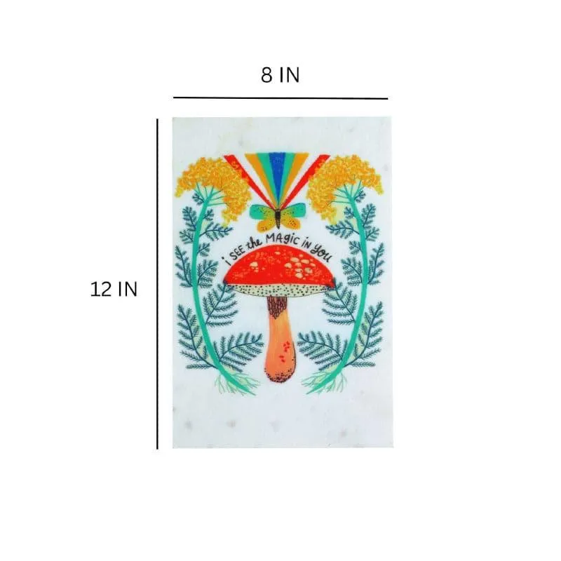 Mushroom Magic Marble Wall Accent media 5