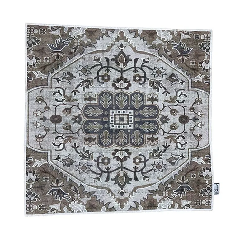 Barakah Ethnic Prayer Mat (Grey) - 550 GSM media 3