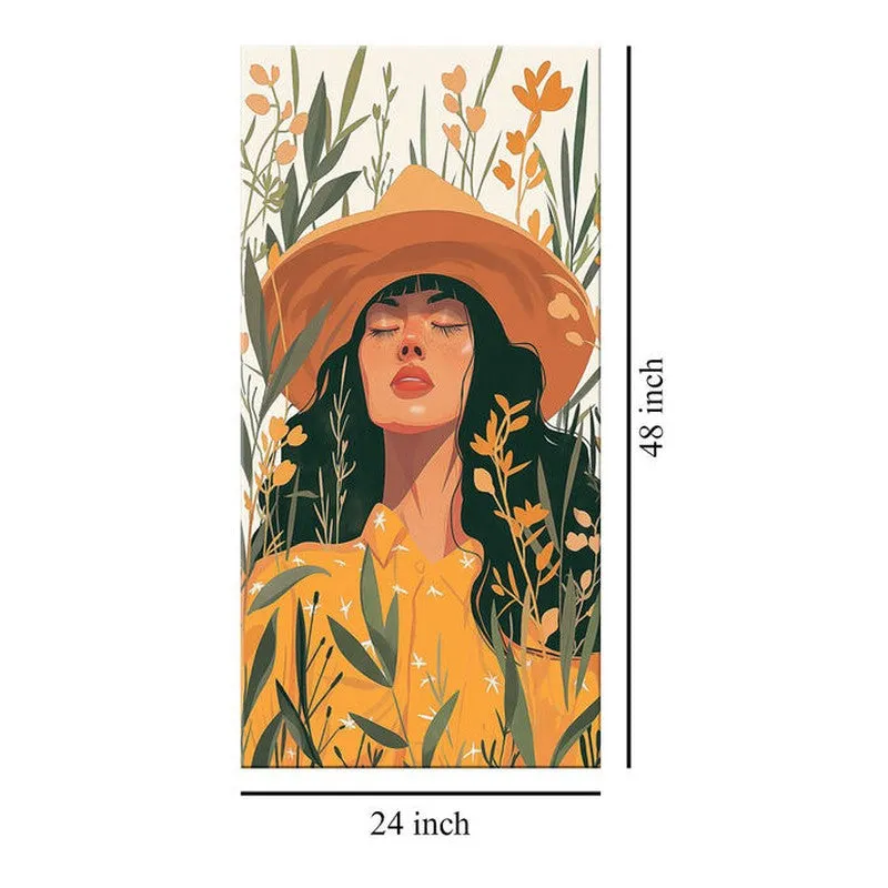 Woman In Mother Nature Wall Painting media 7