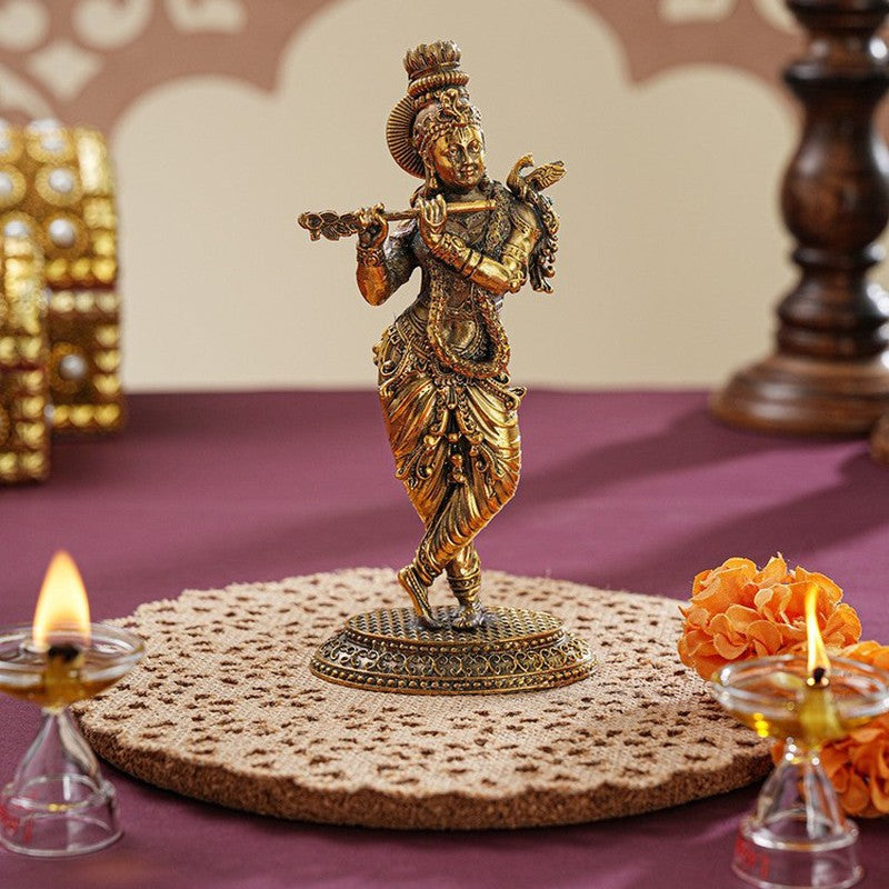 Lord Krishna Tribhanga Idol media 3