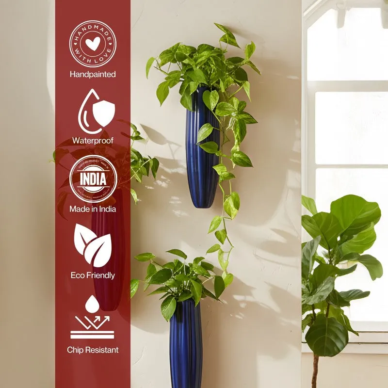 Yloria Pots & Planters (Blue) - Set Of Two media 6