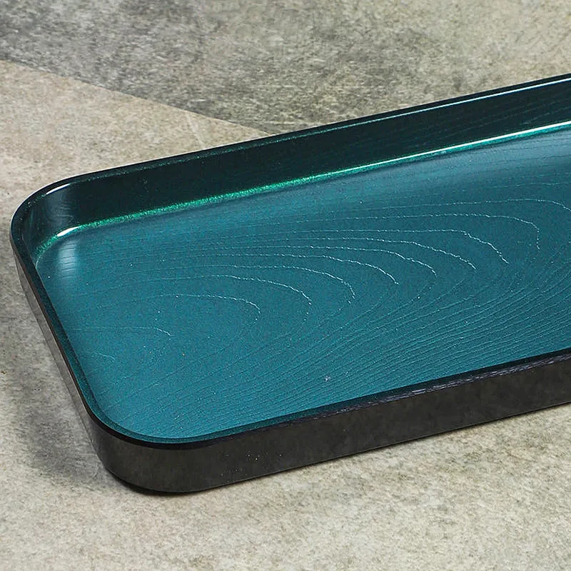 Ishiguro Melamine Serving Tray - Metallic Green media 5