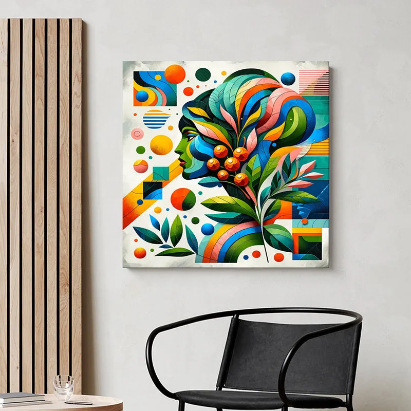 Nature Abstract Wall Painting media 1