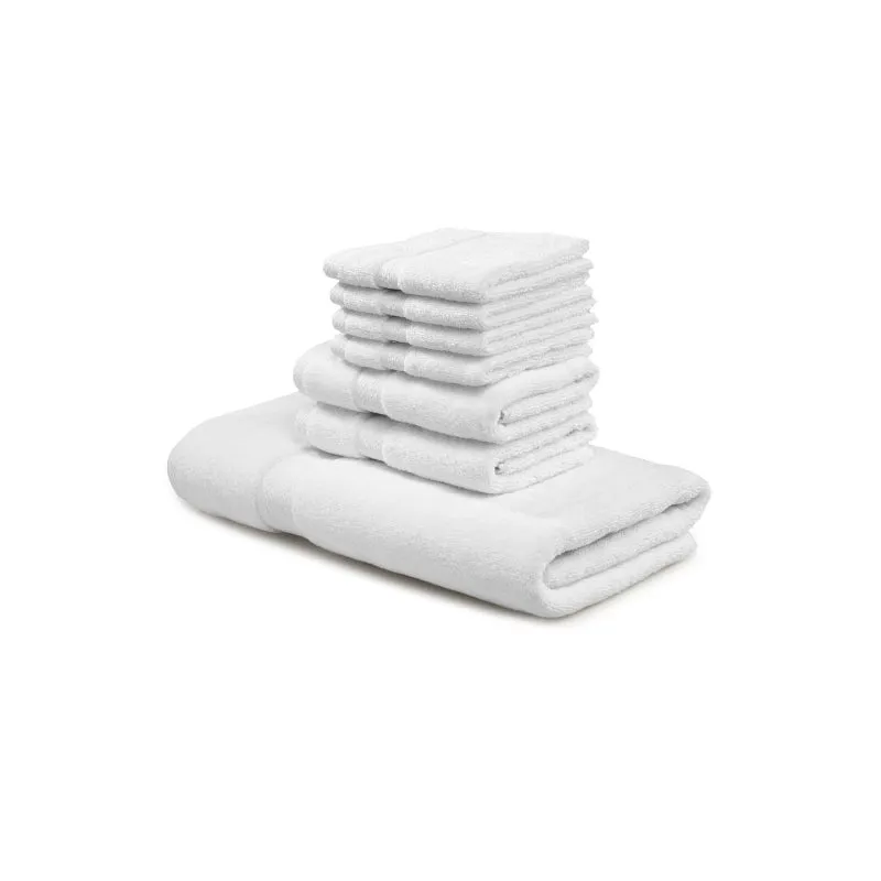 Miorah Towel Combo (White) - Eight Piece Set media 4