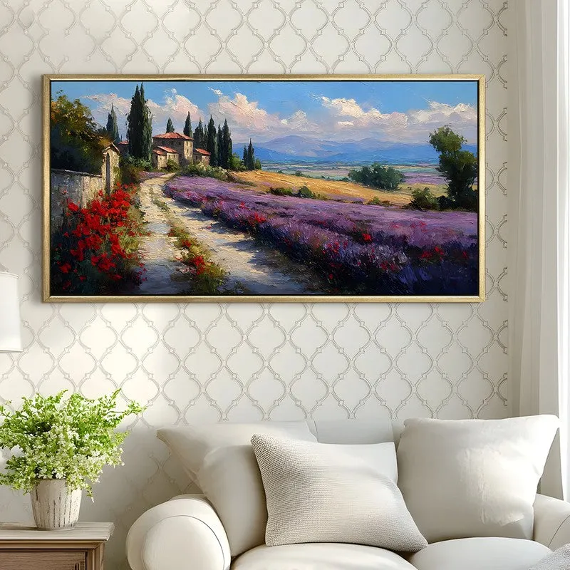 Bloomtrail Haven Canvas Wall Painting With Frame media 4