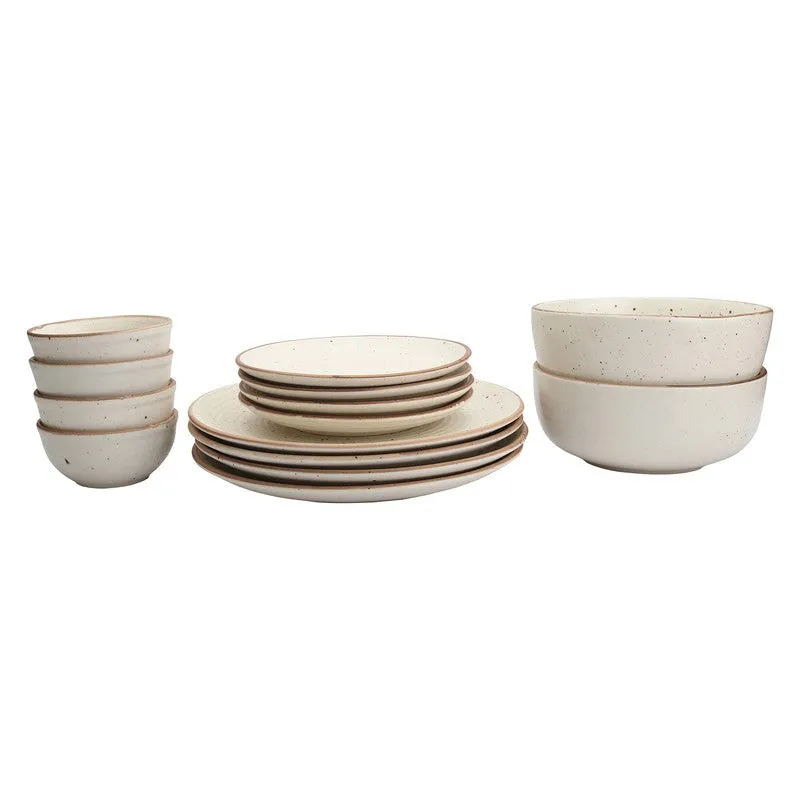 Brownline Stoneware Dinner Set - 14 Piece Set media 3