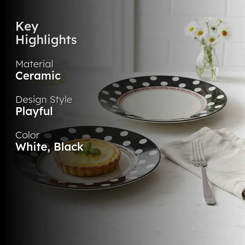 Velvet Serve Ceramic Pasta Plate - Set Of Two media 2
