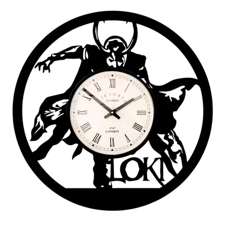Loki Steel Analog Wall Clock media 4