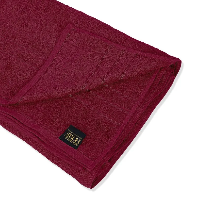 Monte Carlo Clean Wrap Pure Cotton Bath Towel - Maroon media 6