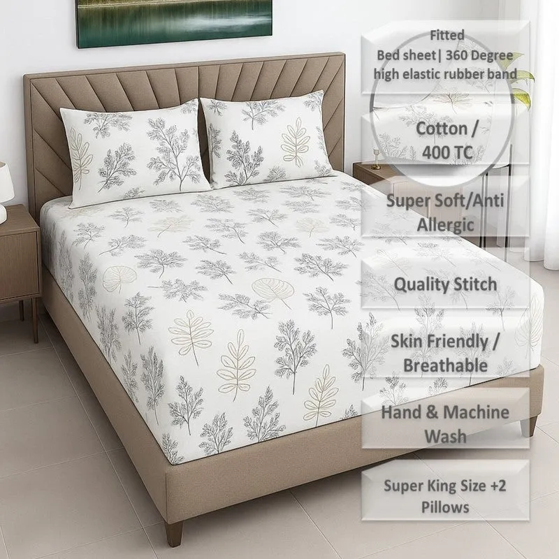 Soft Blossom Cotton Bedsheets - 400 TC media 7