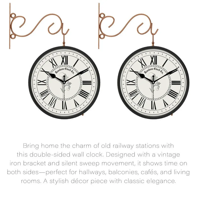 Glenford Double Sided Wall Clock media 5