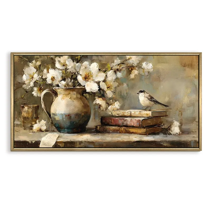 Brushwork Canvas Wall Painting With Frame media 3
