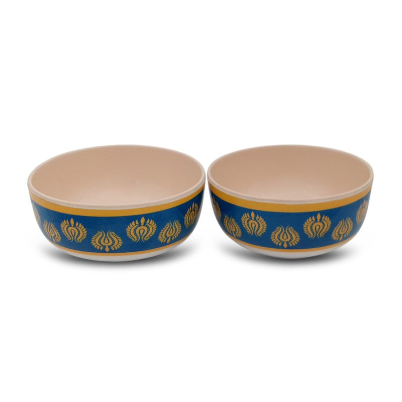 Royal Bloom Melamine Dinner Set - Twelve Piece Set media 5