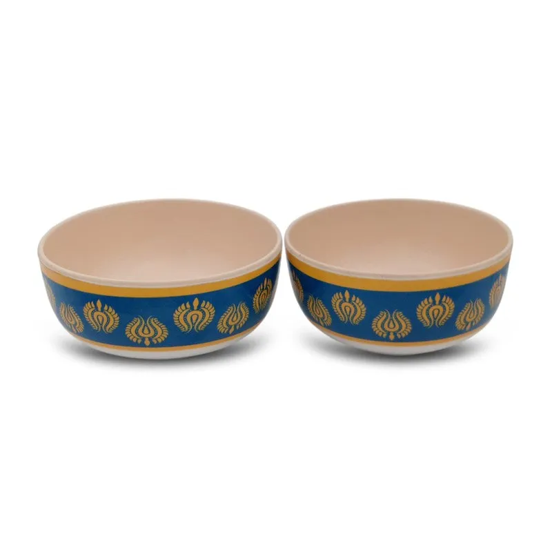 Royal Bloom Melamine Dinner Set - Twelve Piece Set media 5