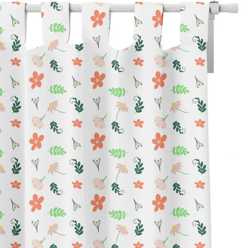 Soma Floral Tab Top Medium Width Curtain media 6