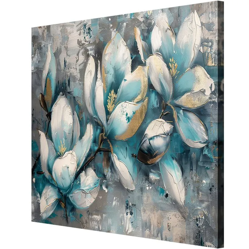 Celestial Flowers Wall Painting media 5