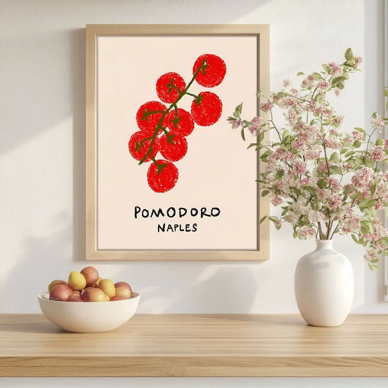 Freshly Picked Archival Canvas Wall Art - Brown media 1