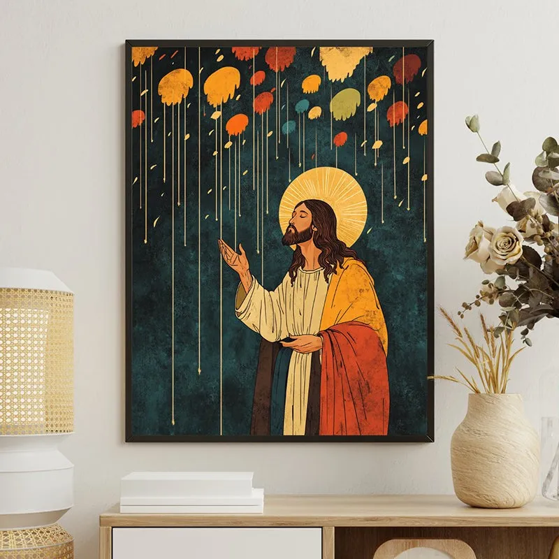 Colors Of Christ Wall Art With Resin Frame media 1