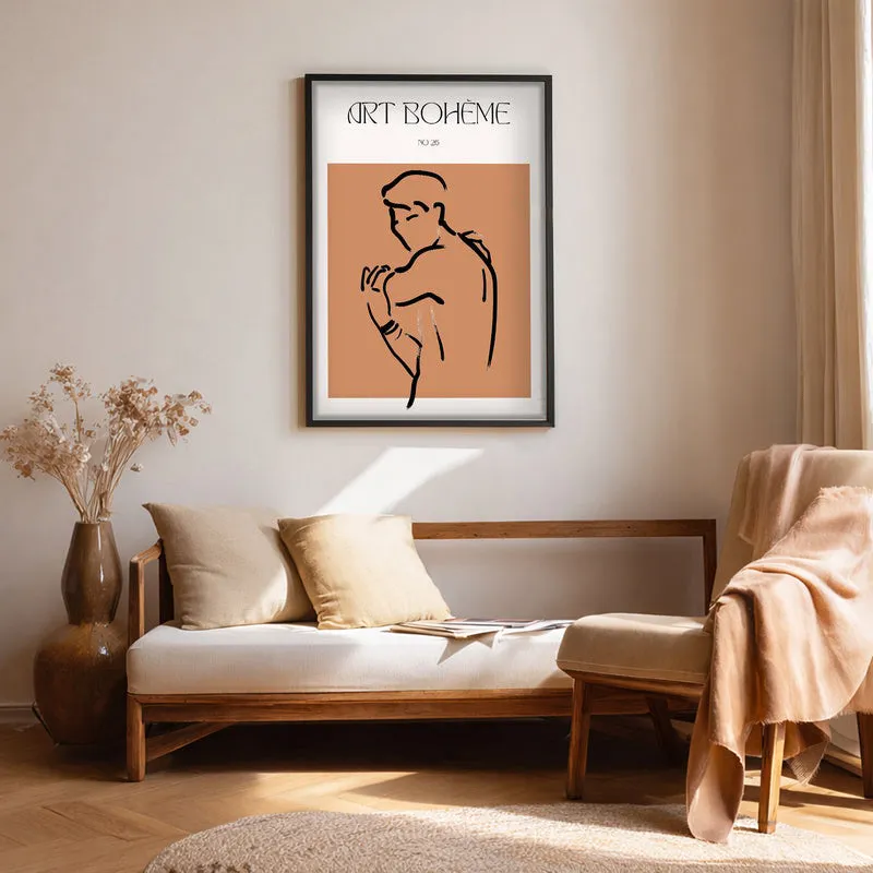 Calm Defense Canvas Wall Painting With Black Frame media 1