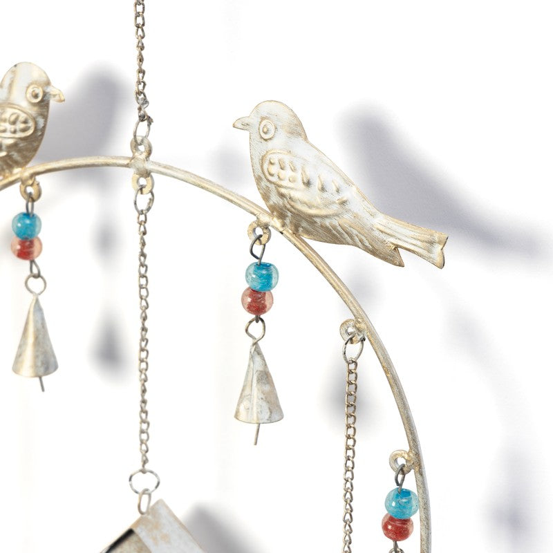 Eternal Aum Windchimes - White media 5
