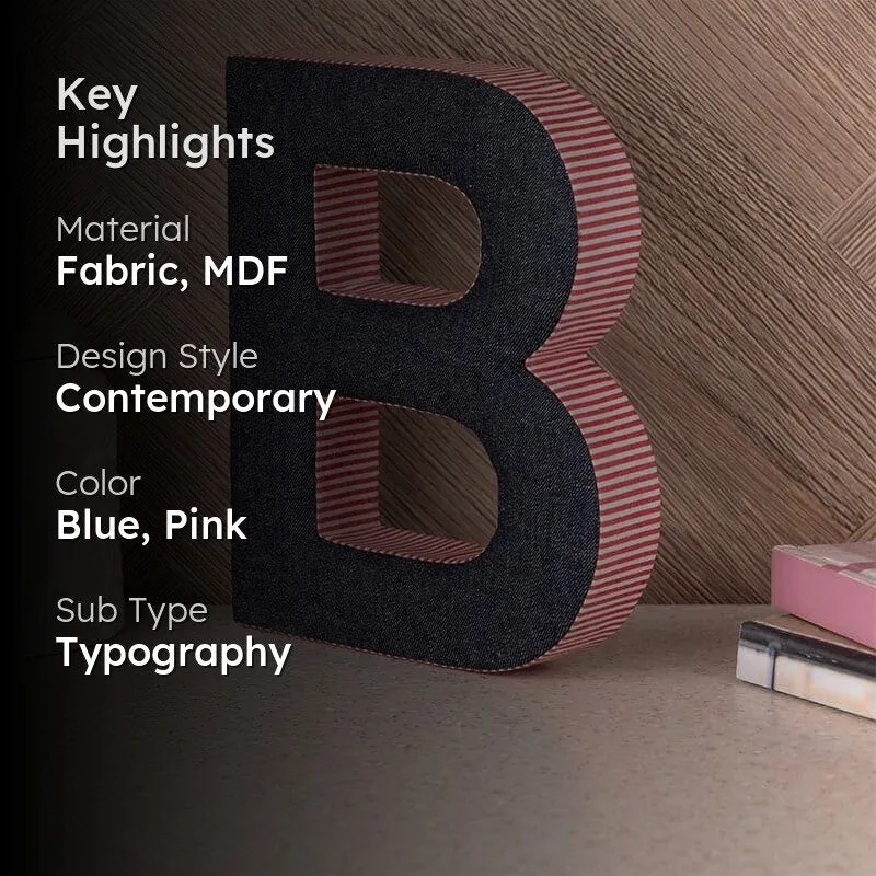 Alphabet B Showpiece media 2