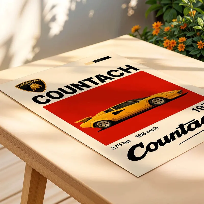 Countach Classic Wall Poster media 4