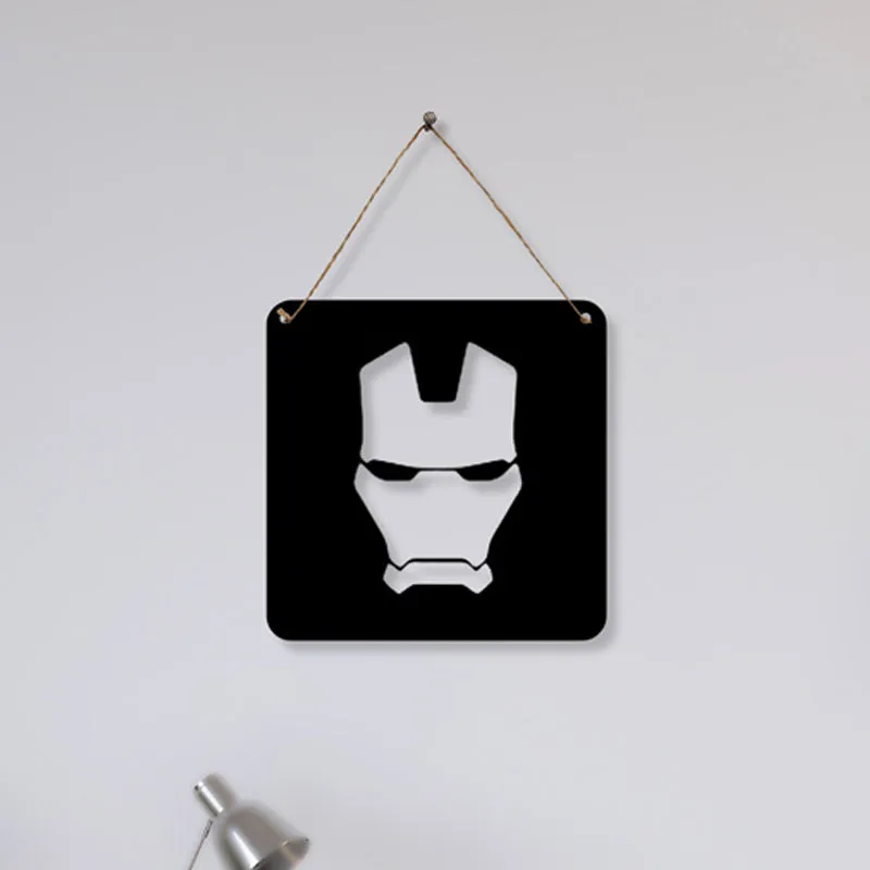 Man Mask Iron Wall Accent media 3