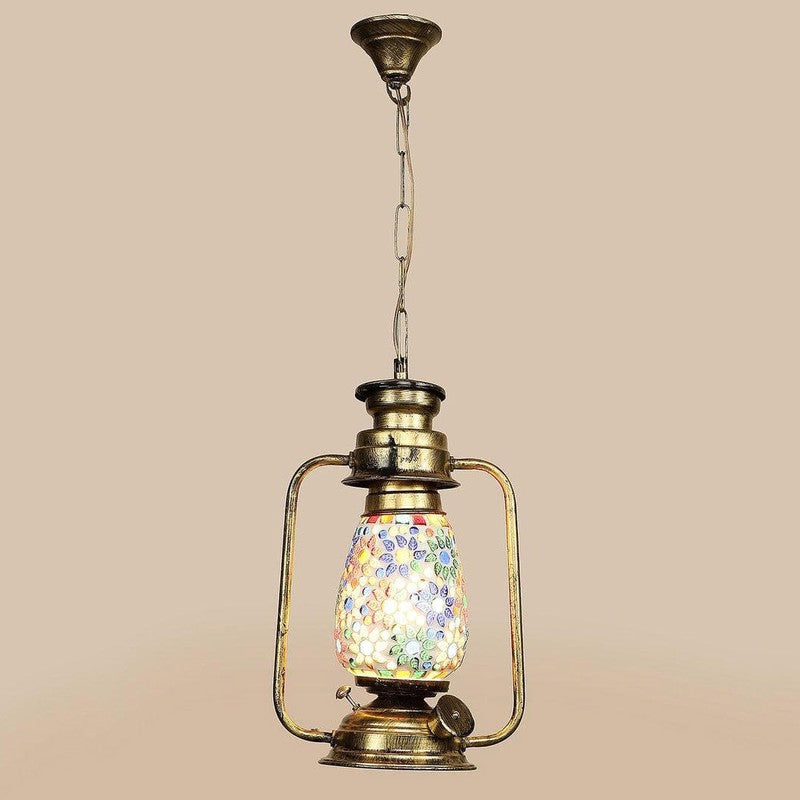 Jodha Akbar Glass Ceiling Lamp media 5