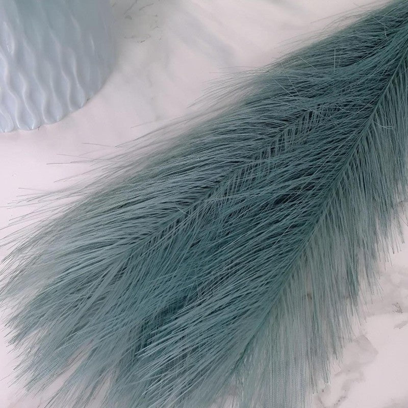 Feathery Pampas Artificial Stems (Blue) - Set Of Four media 6