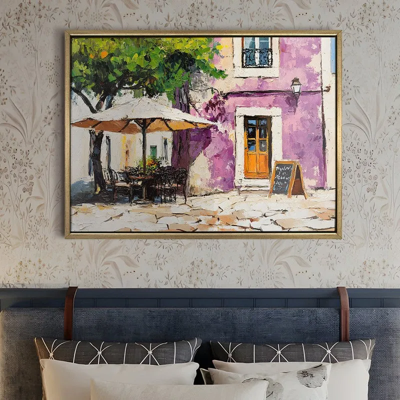 Veranda Canvas Wall Painting With Frame media 5