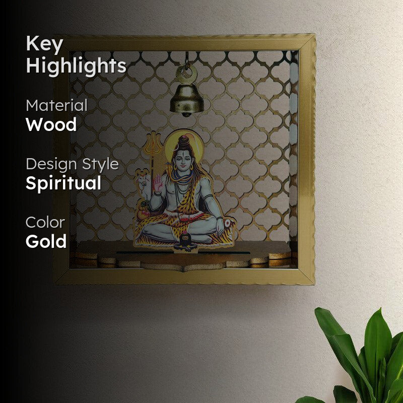 Shiva Wall Mounted Mandir media 2