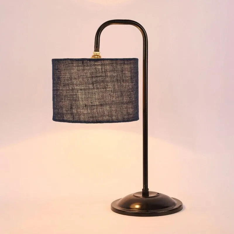 Flynn Arch Fabric Table Lamp - Blue,Black media 5