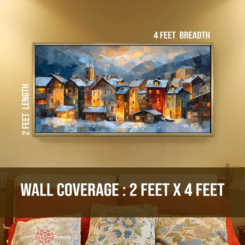 Windowglow Canvas Wall Painting With Frame media 8