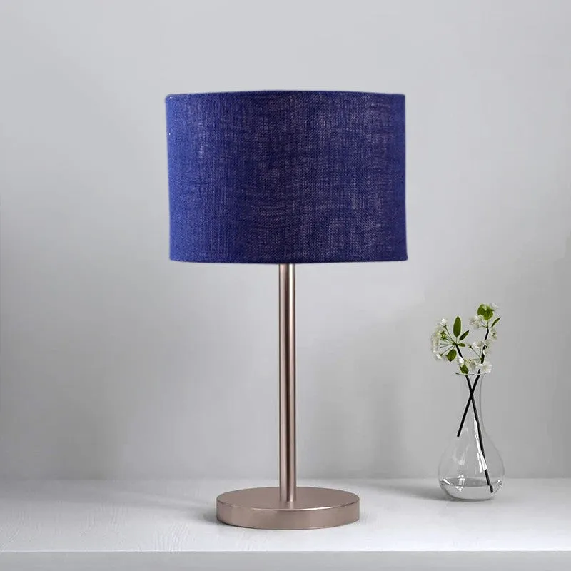 Noctra Dusk Glow Metal Table Lamp - Blue media 4