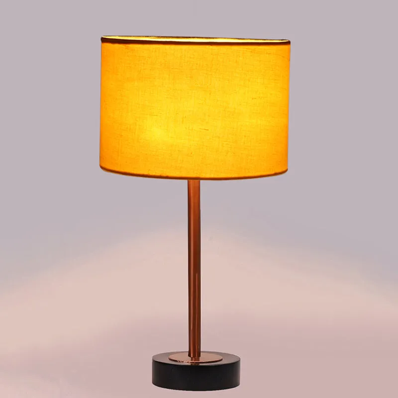 Cotin I Rodin Wooden Table Lamp - Yellow,Copper,Black media 5