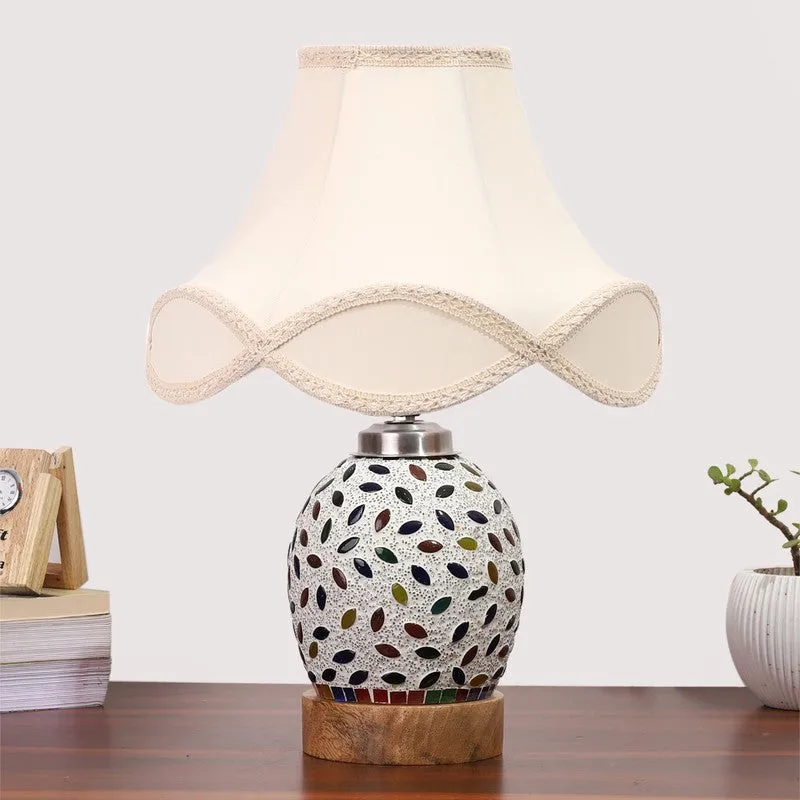 Elyra Arc Wooden Table Lamp - Multicolor media 4