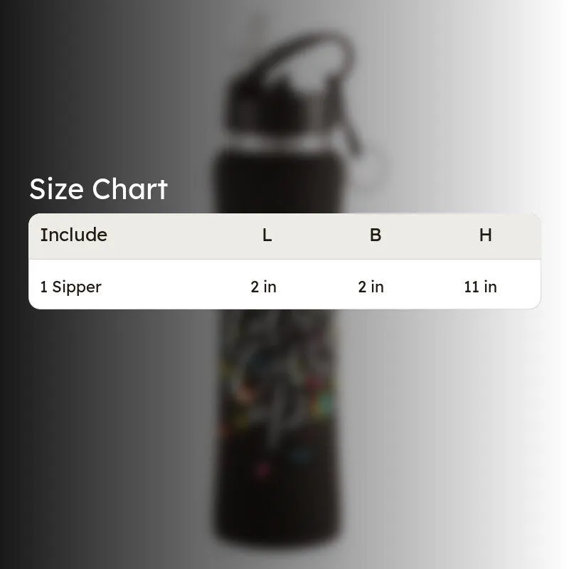 Never Give Up Sipper Water Bottle - 750 mL media 9