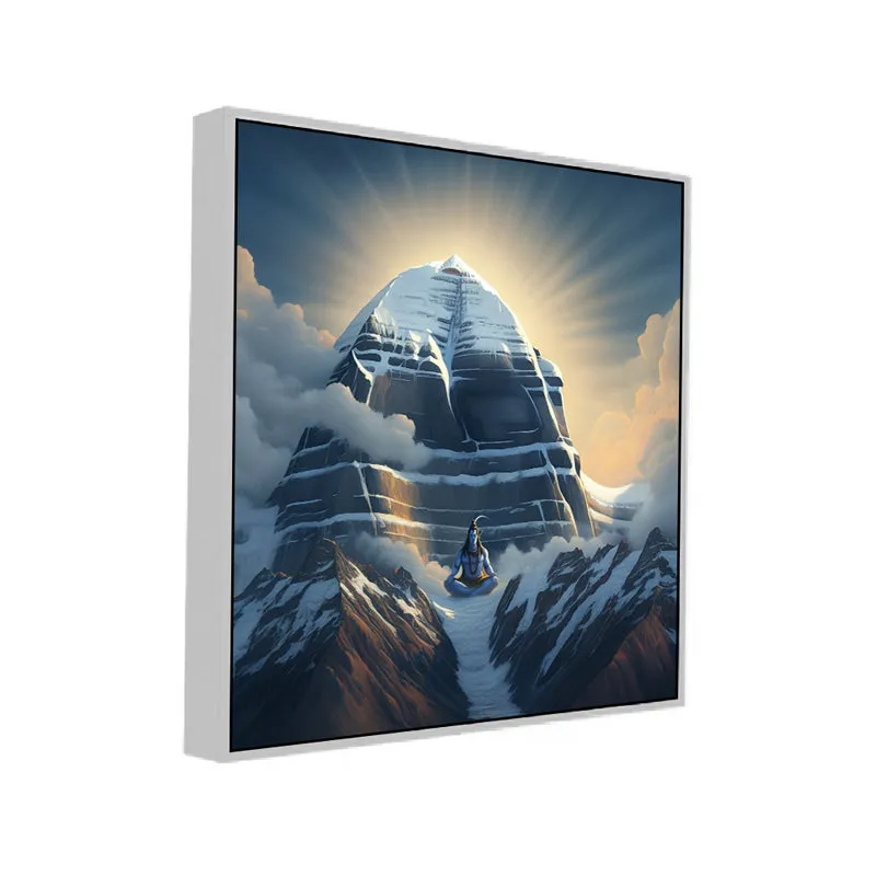 Serenity Of Kailash Wall Art With Frame media 3