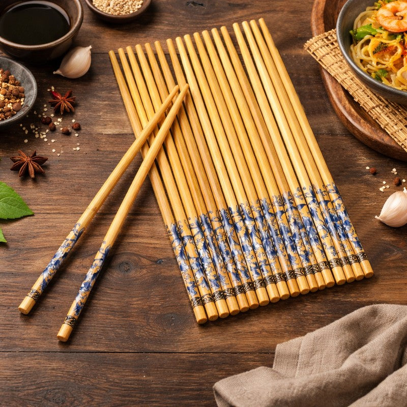 Wooden Cutlery Set - Set Of Ten