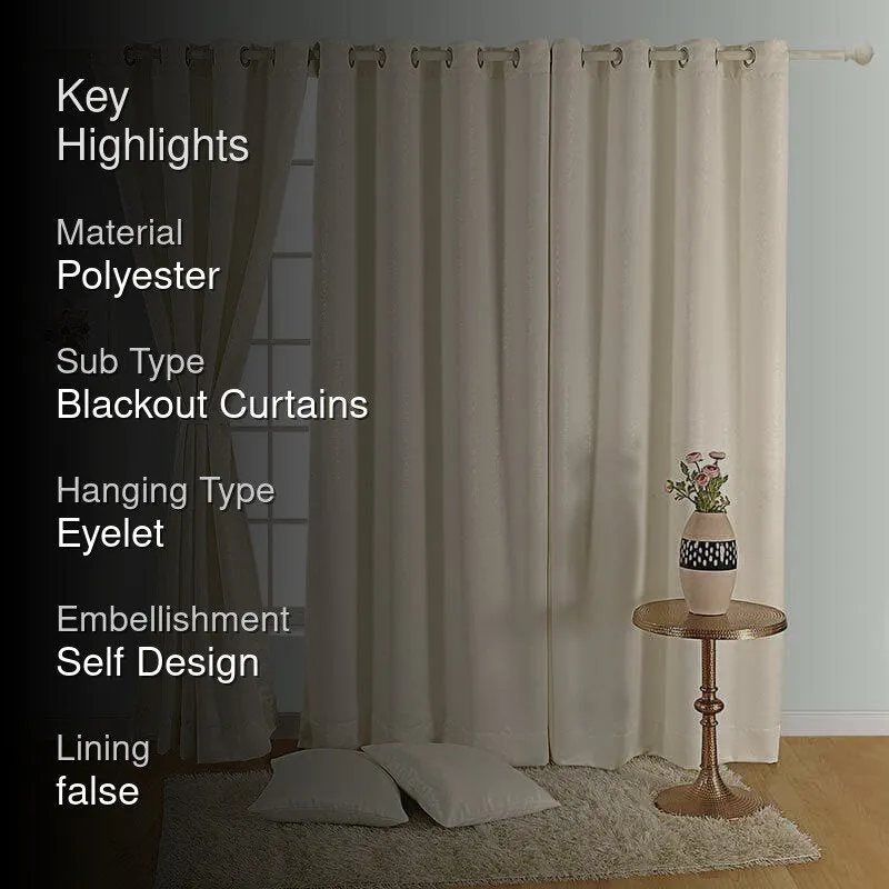Swayam Earthy White Curtain media 2