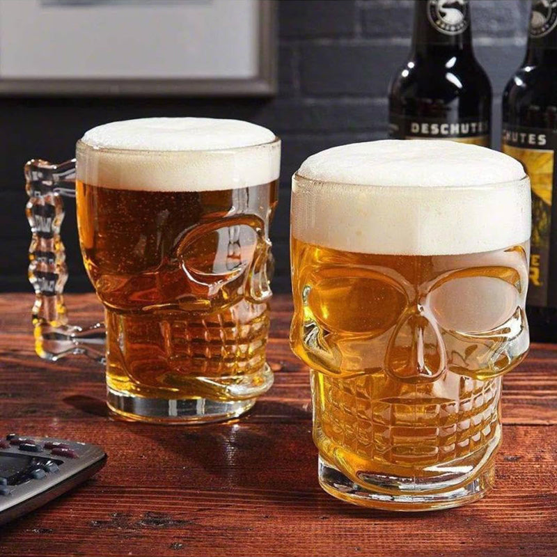 SkullBrew Beer Mug (550 mL) - Set Of Two
