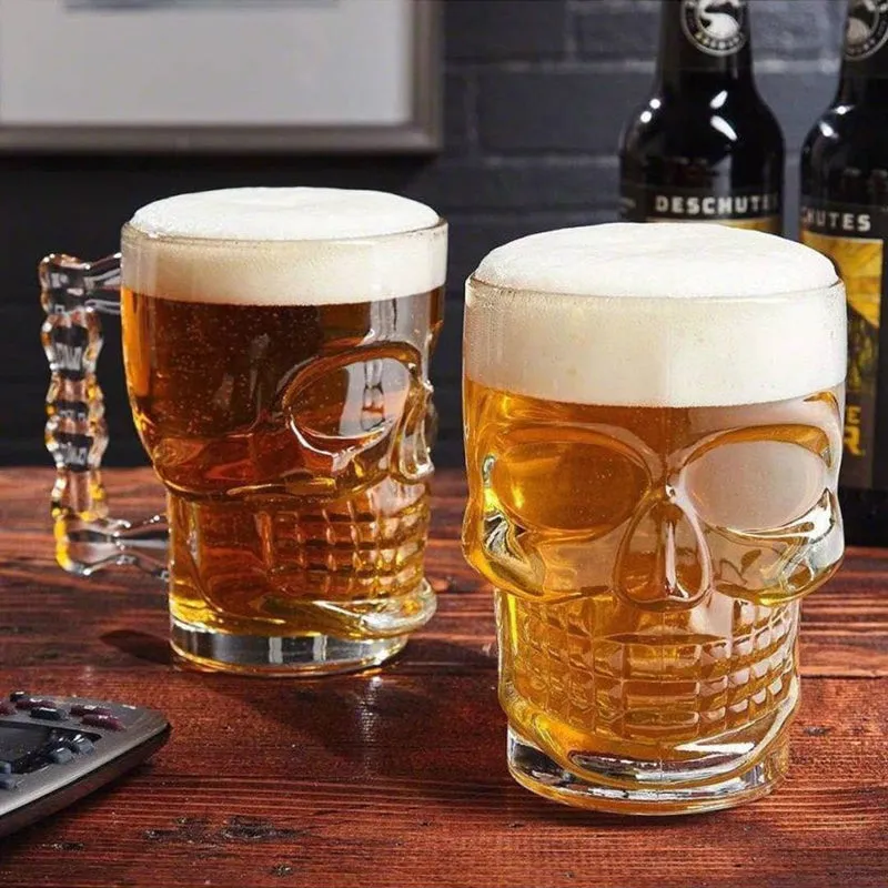 SkullBrew Beer Mug (550 mL) - Set Of Two media 1