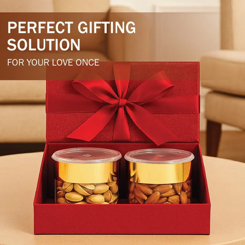 CrystalHive Container (500 mL Each,Gold) - Set Of Two media 5