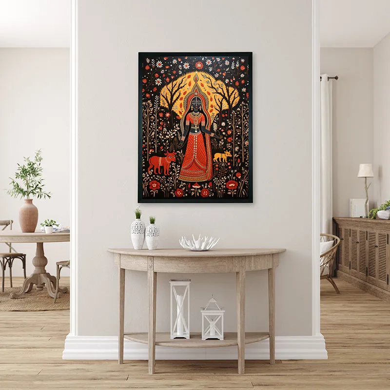 Divine Wild Glow Canvas Wall Art media 4